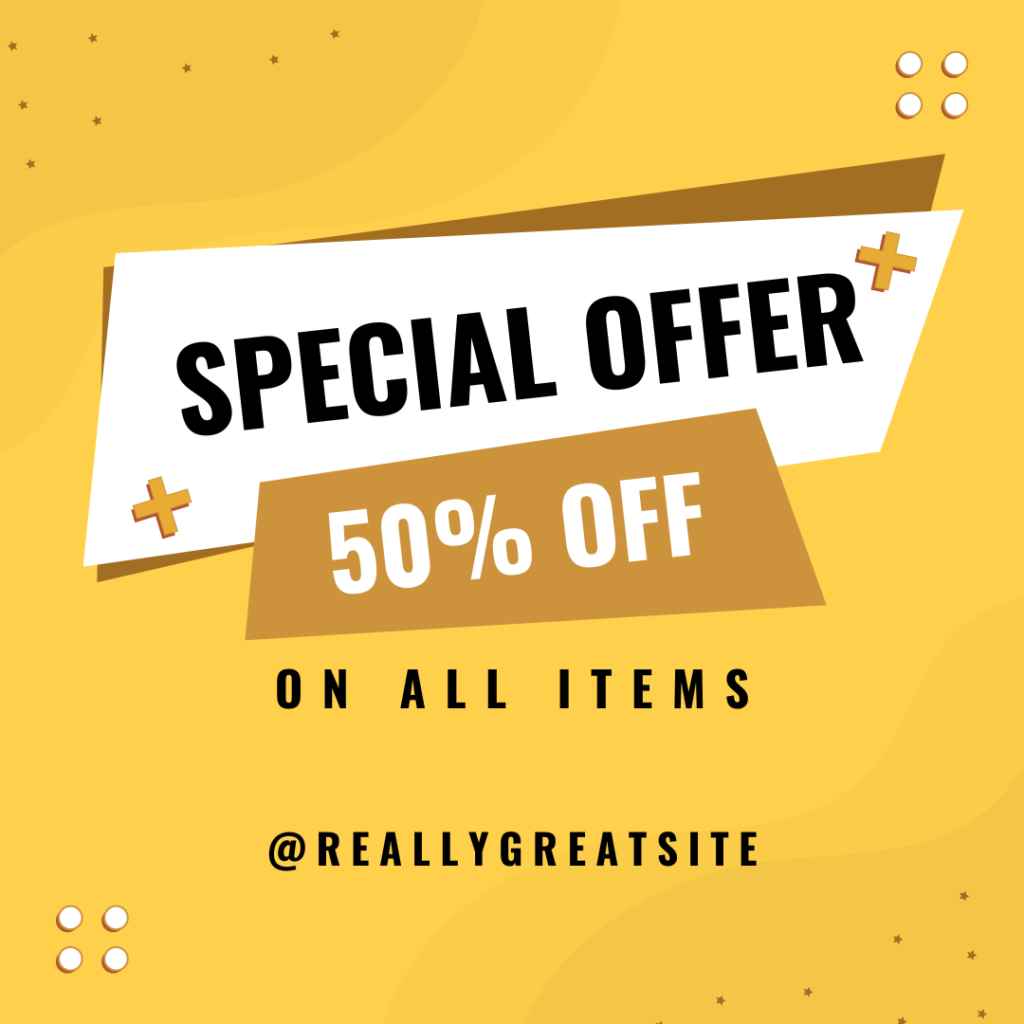 Special Offer - 50% off